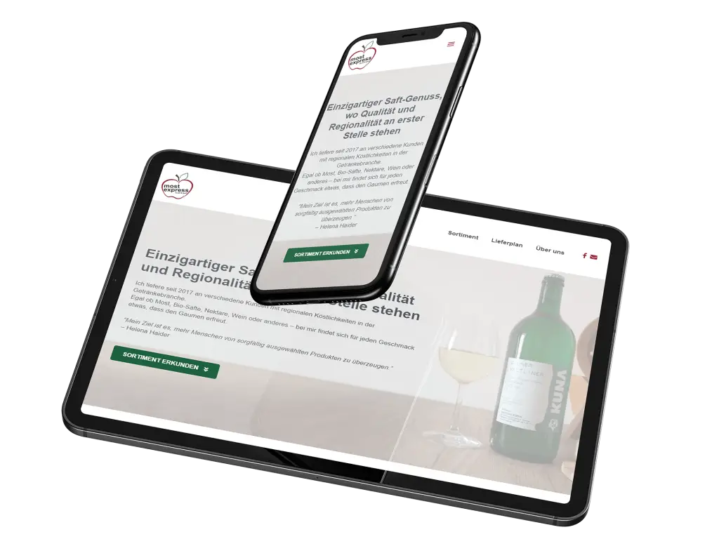 Responsive Webdesign - Mostexpress